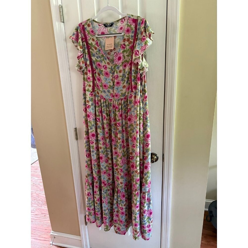 Bloomchic Floral Maxi Dress NEW Size 12